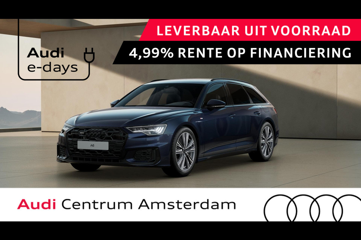 Audi A6 Avant 50 TFSI e quattro S edition Competition B&O soundsysteem, achteruitrijcamera, optiek pakket zwart plus Audi A6 Avant 50 TFSI e quattro S edition Competition B&O soundsysteem, achteruitrijcamera, optiek pakket zwart plus
