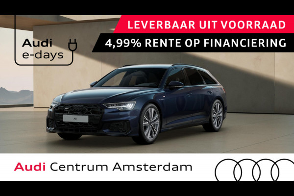 Audi A6 Avant 50 TFSI e quattro S edition Competition B&O soundsysteem, achteruitrijcamera, optiek pakket zwart plus