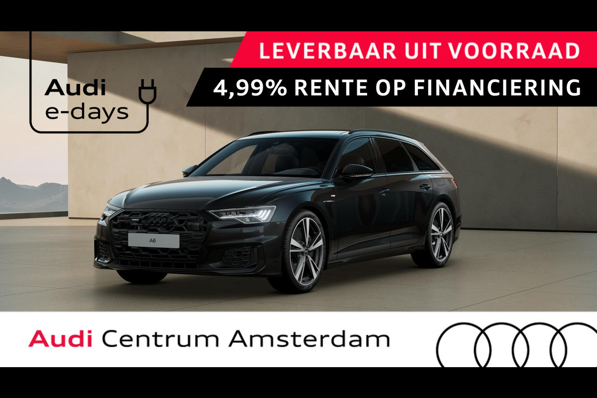 Audi A6 Avant 50 TFSI e quattro S edition Competition panoramadak, comfortsleutel, B&O soundsysteem, leder interieur Audi A6 Avant 50 TFSI e quattro S edition Competition panoramadak, comfortsleutel, B&O soundsysteem, leder interieur