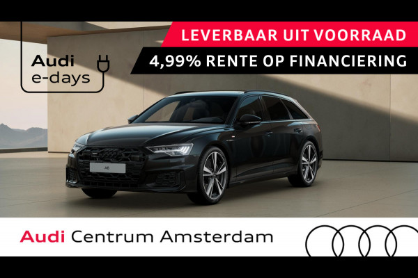 Audi A6 Avant 50 TFSI e quattro S edition Competition panoramadak, comfortsleutel, B&O soundsysteem, leder interieur