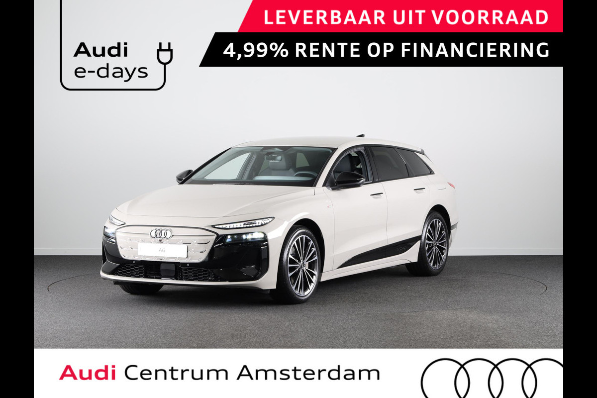 Audi A6 Avant Advanced edition e-tron 270kW/367pk 100kWh Avant E Tech Plus pakket, leder interieur, optiek pakket zwart-glanzend, privacy glass Audi A6 Avant Advanced edition e-tron 270kW/367pk 100kWh Avant E Tech Plus pakket, leder interieur, optiek pakket zwart-glanzend, privacy glass