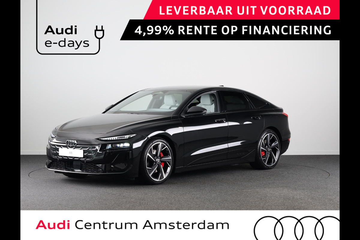 Audi A6 Sportback e-tron S edition performance 100 kWh Tech Pro, winterpakket, leder interieur, remzadels rood Audi A6 Sportback e-tron S edition performance 100 kWh Tech Pro, winterpakket, leder interieur, remzadels rood
