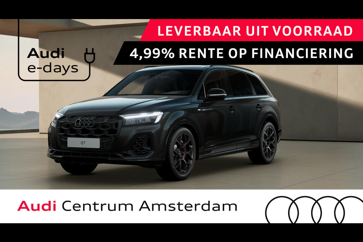 Audi Q7 55 TFSI e quattro Pro Line S panoramadak, omgevingscamera's, adaptive cruise control, B&O soundsysteem, vierwielbesturing, Sportstoelen Plus, leder interieur ruitpatroon, optiekpakket zwart Plus, trekhaak, comfortsleutel Audi Q7 55 TFSI e quattro Pro Line S panoramadak, omgevingscamera's, adaptive cruise control, B&O soundsysteem, vierwielbesturing, Sportstoelen Plus, leder interieur ruitpatroon, optiekpakket zwart Plus, trekhaak, comfortsleutel