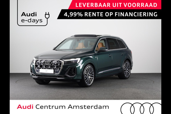Audi Q7 Pro Line S 55 TFSI e 290 kW / 394 PK SUV 8 versn. Audi EXCLUSIVE, adaptive cruise control, omgevingscamera's, panoramadak, vierwielbesturing, B&O soundsysteem