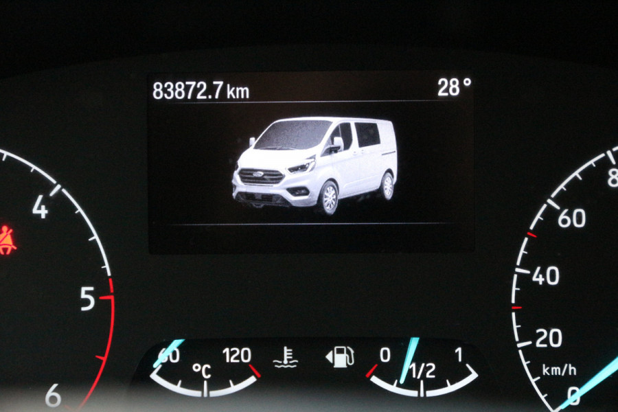Ford Transit Custom 2.0 TDCI 130 | DC | 2x Schuifdeur | Leer | Navi | Cruise | Airco..