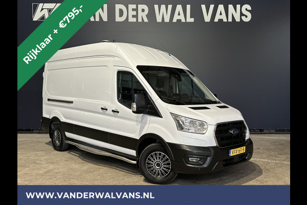 Ford Transit 2.0 TDCI 170pk L3H3 Euro6 RIJKLAAR Airco | Camera | Android auto | 3500kg Trekhaak | Cruisecontrol Sidebars, Parkeersensoren, bijrijdersbank, verwarmde voorruit