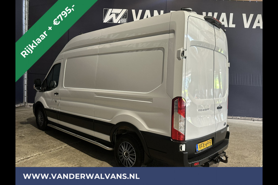 Ford Transit 2.0 TDCI 170pk L3H3 Euro6 RIJKLAAR Airco | Camera | Android auto | 3500kg Trekhaak | Cruisecontrol Sidebars, Parkeersensoren, bijrijdersbank, verwarmde voorruit