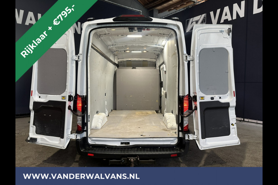 Ford Transit 2.0 TDCI 170pk L3H3 Euro6 RIJKLAAR Airco | Camera | Android auto | 3500kg Trekhaak | Cruisecontrol Sidebars, Parkeersensoren, bijrijdersbank, verwarmde voorruit