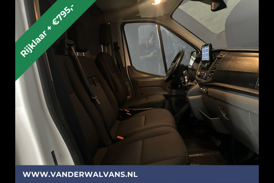 Ford Transit 2.0 TDCI 170pk L3H3 Euro6 RIJKLAAR Airco | Camera | Android auto | 3500kg Trekhaak | Cruisecontrol Sidebars, Parkeersensoren, bijrijdersbank, verwarmde voorruit