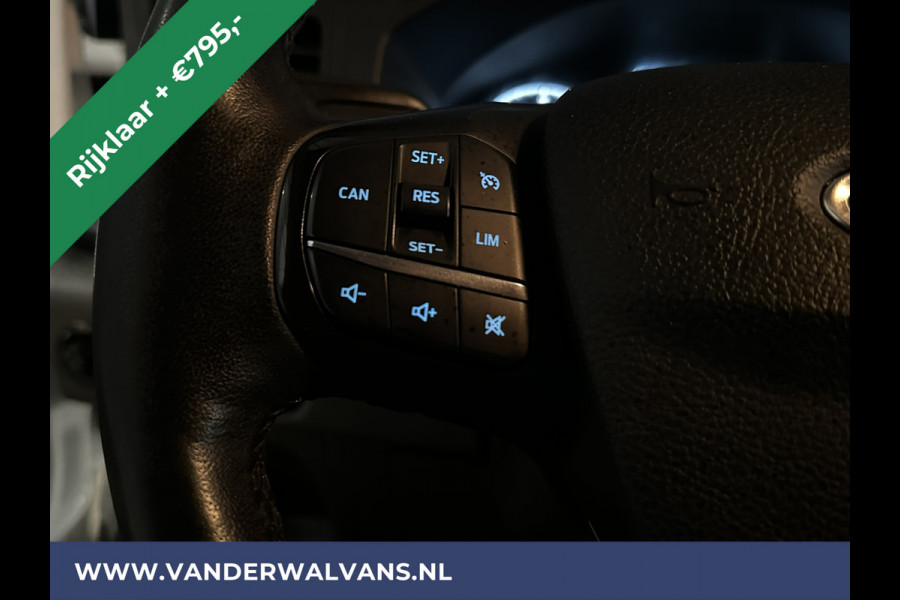 Ford Transit 2.0 TDCI 170pk L3H3 Euro6 RIJKLAAR Airco | Camera | Android auto | 3500kg Trekhaak | Cruisecontrol Sidebars, Parkeersensoren, bijrijdersbank, verwarmde voorruit