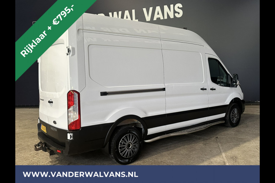 Ford Transit 2.0 TDCI 170pk L3H3 Euro6 RIJKLAAR Airco | Camera | Android auto | 3500kg Trekhaak | Cruisecontrol Sidebars, Parkeersensoren, bijrijdersbank, verwarmde voorruit