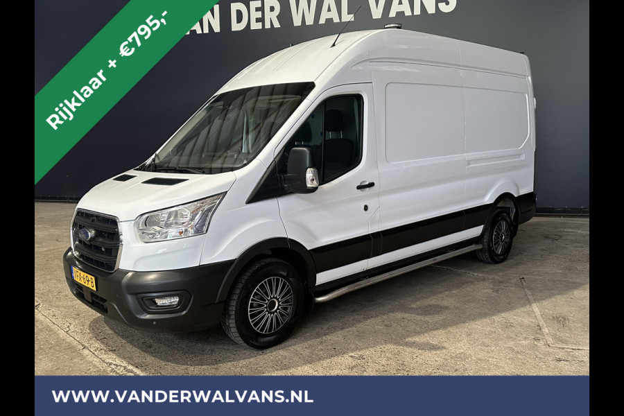 Ford Transit 2.0 TDCI 170pk L3H3 Euro6 RIJKLAAR Airco | Camera | Android auto | 3500kg Trekhaak | Cruisecontrol Sidebars, Parkeersensoren, bijrijdersbank, verwarmde voorruit