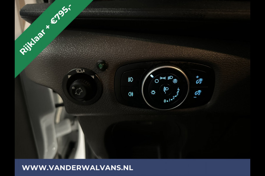 Ford Transit 2.0 TDCI 170pk L3H3 Euro6 RIJKLAAR Airco | Camera | Android auto | 3500kg Trekhaak | Cruisecontrol Sidebars, Parkeersensoren, bijrijdersbank, verwarmde voorruit