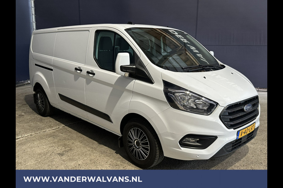 Ford Transit Custom 2.0 TDCI 130 pk L2H1 Euro6 Airco | Android Auto | Cruisecontrol | Parkeersensoren Verwarmde voorruit, Stoelverwarming, 2800kg trekvermogen, Bijrijdersbank