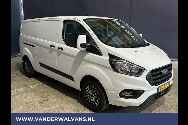 Ford Transit Custom 2.0 TDCI 130 pk L2H1 Euro6 Airco | Android Auto | Cruisecontrol | Parkeersensoren Verwarmde voorruit, Stoelverwarming, 2800kg trekvermogen, Bijrijdersbank