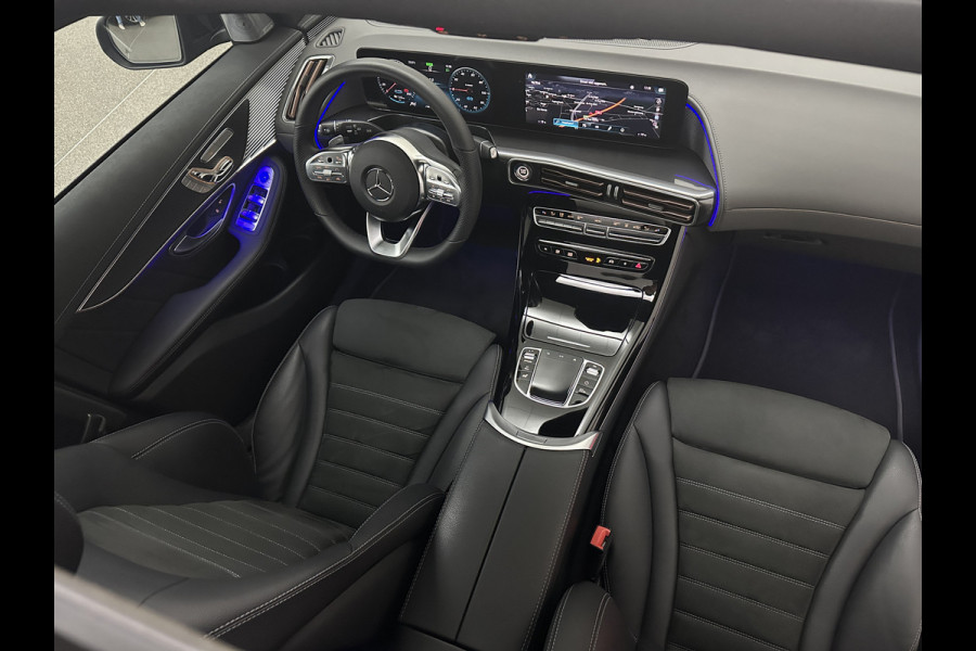 Mercedes-Benz EQC 400 4MATIC AMG-Line 80 kWh | 360 Camera | Distronic + | Schuifdak | Burmester | Keyless-Go | Trekhaak | Memory | Carbon | Zwarte Sierlijsten | Sfeerverlichting | Carplay | Getint Glas | Widescreen | LED | 19'' |
