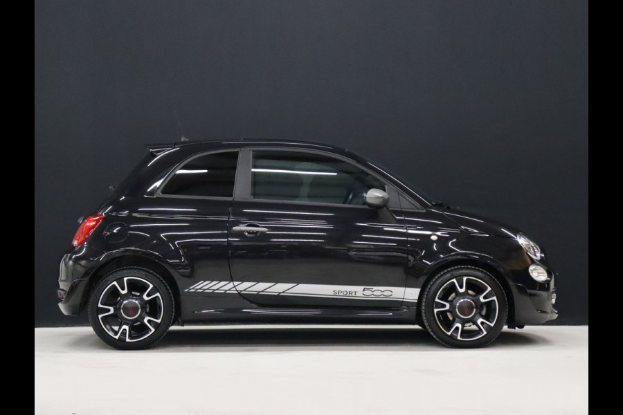 Fiat 500 0.9 TwinAir Turbo Sport [CAMERA, PANORAMADAK, CRUISE CONTROL, MULTIFUNCTIONEEL STUURWIEL, NAVIGATIE, NIEUWSTAAT]