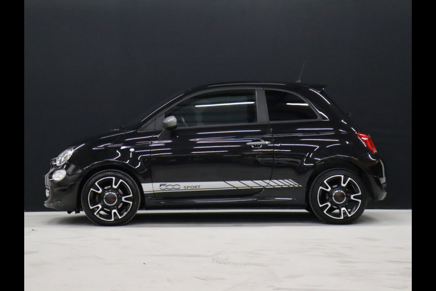 Fiat 500 0.9 TwinAir Turbo Sport [CAMERA, PANORAMADAK, CRUISE CONTROL, MULTIFUNCTIONEEL STUURWIEL, NAVIGATIE, NIEUWSTAAT]