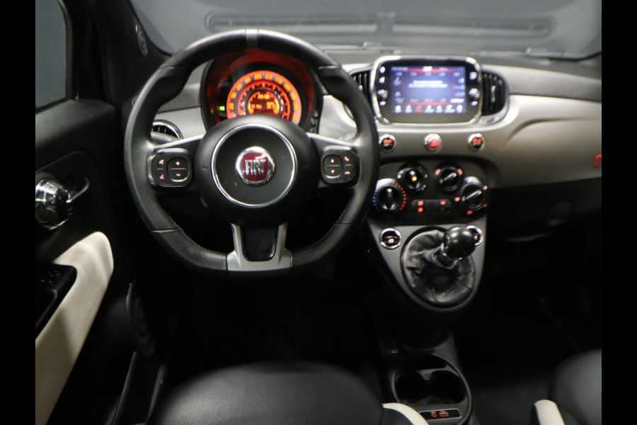 Fiat 500 0.9 TwinAir Turbo Sport [CAMERA, PANORAMADAK, CRUISE CONTROL, MULTIFUNCTIONEEL STUURWIEL, NAVIGATIE, NIEUWSTAAT]
