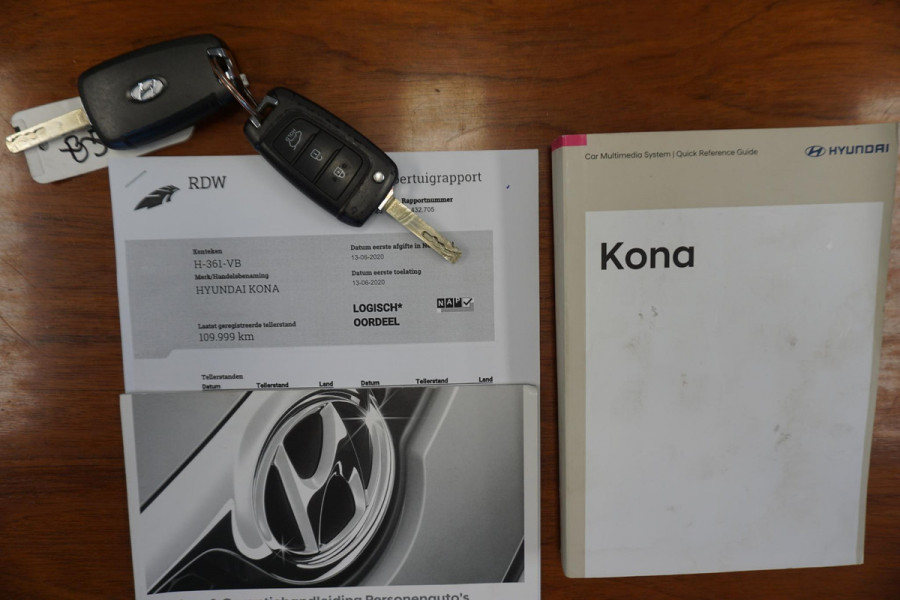Hyundai Kona 1.0 T-GDI 120PK/Navigatie/LED/ECC/Cruisecontrol/ Rijklaarprijs Incl. Garantie.
