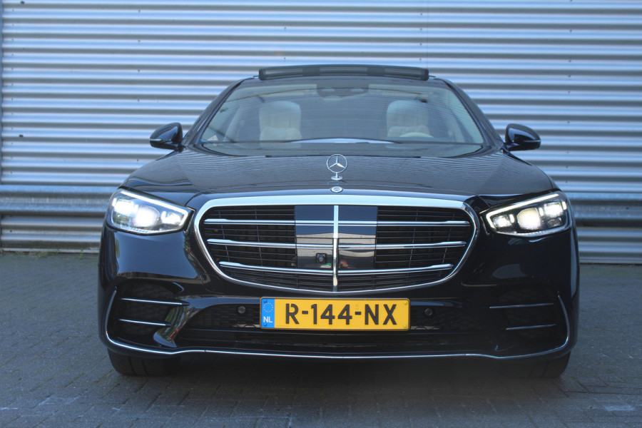Mercedes-Benz S-Klasse 580 e 510pk PHEV Lang AMG Line NL-Auto NAP Panoramadak Burmester Clima Cruise HUD 360 Camera  VOL