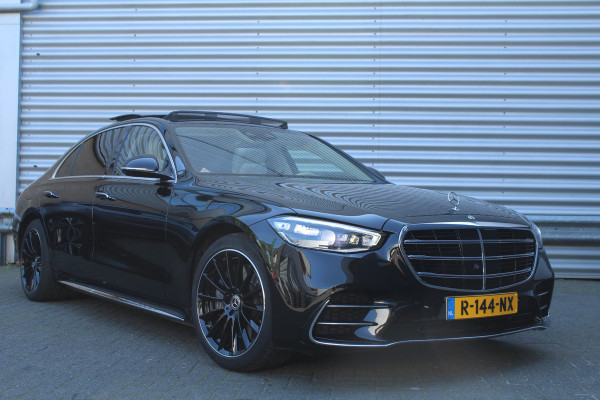 Mercedes-Benz S-Klasse 580 e 510pk PHEV Lang AMG Line NL-Auto NAP Panoramadak Burmester Clima Cruise HUD 360 Camera  VOL