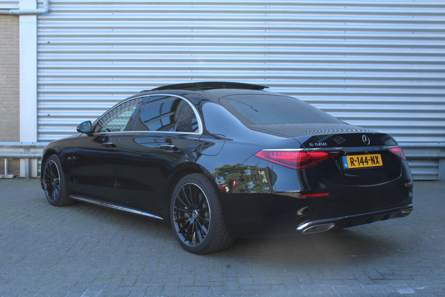 Mercedes-Benz S-Klasse 580 e 510pk PHEV Lang AMG Line NL-Auto NAP Panoramadak Burmester Clima Cruise HUD 360 Camera  VOL