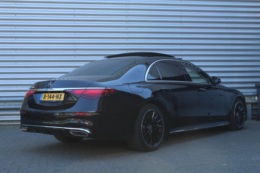 Mercedes-Benz S-Klasse 580 e 510pk PHEV Lang AMG Line NL-Auto NAP Panoramadak Burmester Clima Cruise HUD 360 Camera  VOL