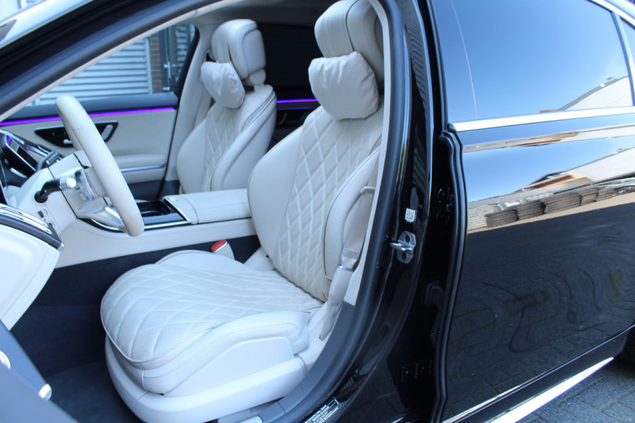 Mercedes-Benz S-Klasse 580 e 510pk PHEV Lang AMG Line NL-Auto NAP Panoramadak Burmester Clima Cruise HUD 360 Camera  VOL