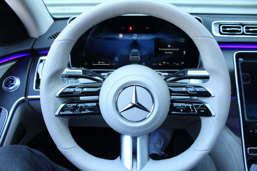 Mercedes-Benz S-Klasse 580 e 510pk PHEV Lang AMG Line NL-Auto NAP Panoramadak Burmester Clima Cruise HUD 360 Camera  VOL