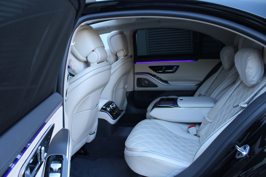 Mercedes-Benz S-Klasse 580 e 510pk PHEV Lang AMG Line NL-Auto NAP Panoramadak Burmester Clima Cruise HUD 360 Camera  VOL