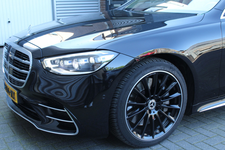 Mercedes-Benz S-Klasse 580 e 510pk PHEV Lang AMG Line NL-Auto NAP Panoramadak Burmester Clima Cruise HUD 360 Camera  VOL