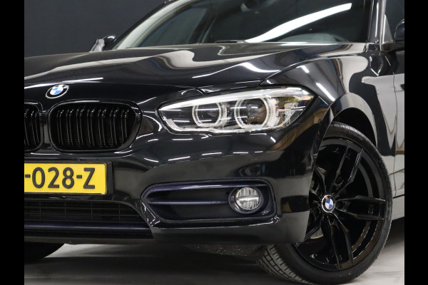 BMW 1-serie 118i Sport Line [CRUISE CONTROL, CLIMATE CONTROL, HALF LEDER, BMW LED KOPLAMPEN, PDC ACHTER, BLUETOOTH TELEFOONVERBINDING, NAVIGATIE, NIEUWSTAAT]