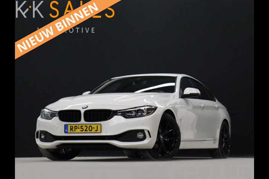 BMW 4 Serie Gran Coupé 420i High Executive [CARPLAY, PDC V+A, ELEK.. ACHTERKLEP, HARMAN KARDON AUDIOINSTALLATIE, STUUR EN STOELVERWARMING,  TREKHAAK, VOL LEDER, NAVIGATIE, NIEUWSTAAT]