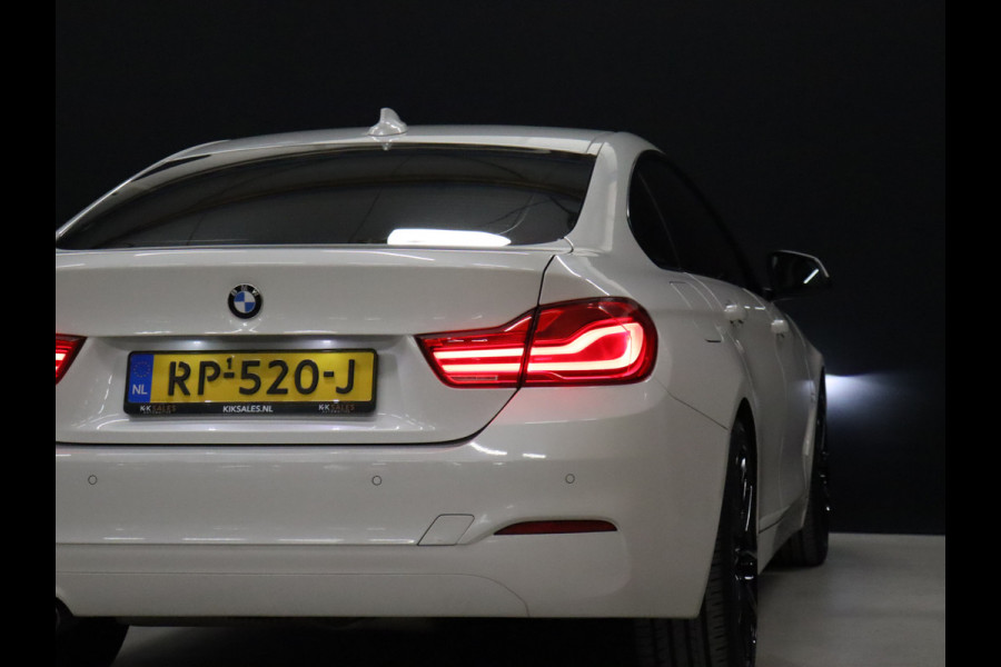 BMW 4 Serie Gran Coupé 420i High Executive [CARPLAY, PDC V+A, ELEK.. ACHTERKLEP, HARMAN KARDON AUDIOINSTALLATIE, STUUR EN STOELVERWARMING,  TREKHAAK, VOL LEDER, NAVIGATIE, NIEUWSTAAT]