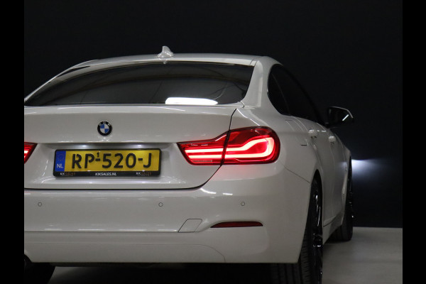 BMW 4 Serie Gran Coupé 420i High Executive [CARPLAY, PDC V+A, ELEK.. ACHTERKLEP, HARMAN KARDON AUDIOINSTALLATIE, STUUR EN STOELVERWARMING,  TREKHAAK, VOL LEDER, NAVIGATIE, NIEUWSTAAT]