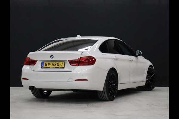 BMW 4 Serie Gran Coupé 420i High Executive [CARPLAY, PDC V+A, ELEK.. ACHTERKLEP, HARMAN KARDON AUDIOINSTALLATIE, STUUR EN STOELVERWARMING,  TREKHAAK, VOL LEDER, NAVIGATIE, NIEUWSTAAT]