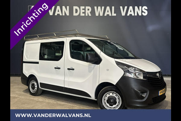 Opel Vivaro 1.6 CDTI 126pk L1H1 inrichting Euro6 Airco | Imperiaal | Camera | Navigatie | Trekhaak Cruisecontrol, LED, Parkeersensoren, Trap