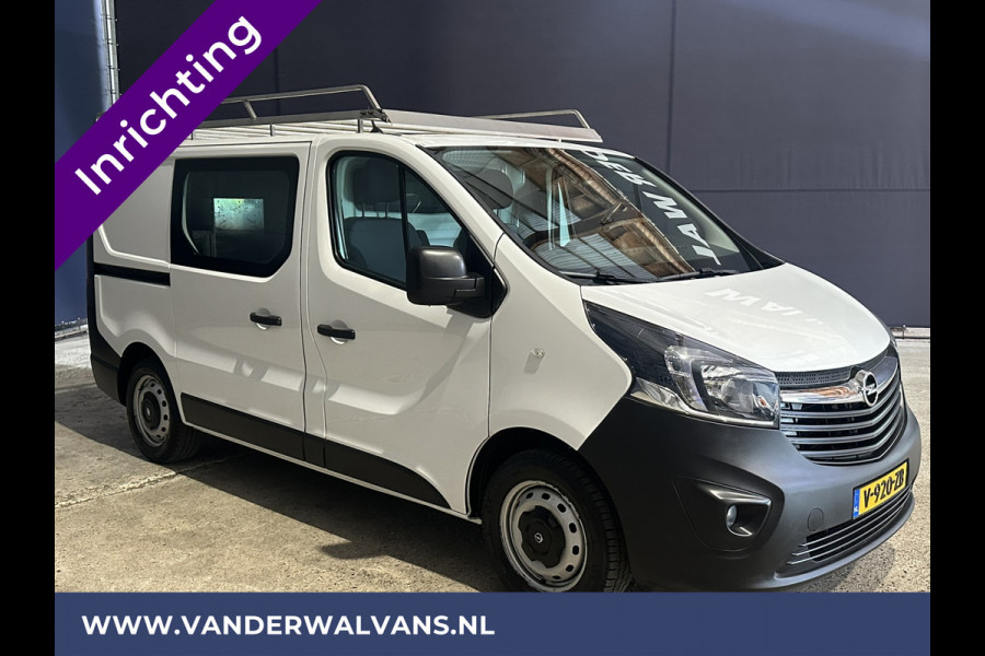 Opel Vivaro 1.6 CDTI 126pk L1H1 inrichting Euro6 Airco | Imperiaal | Camera | Navigatie | Trekhaak Cruisecontrol, LED, Parkeersensoren, Trap