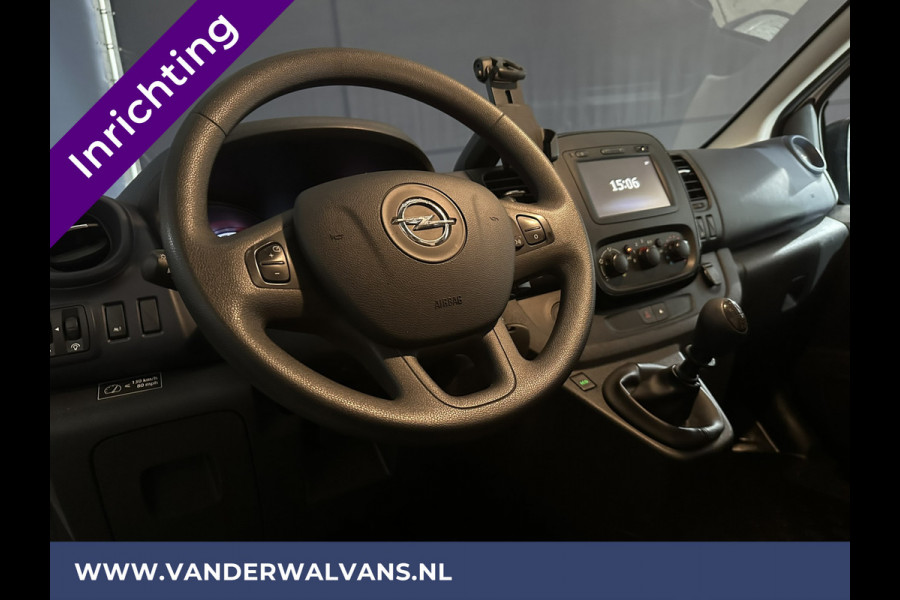 Opel Vivaro 1.6 CDTI 126pk L1H1 inrichting Euro6 Airco | Imperiaal | Camera | Navigatie | Trekhaak Cruisecontrol, LED, Parkeersensoren, Trap