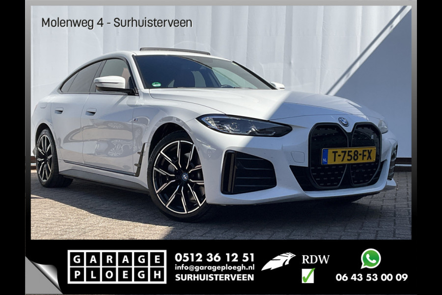 BMW i4 eDrive40 High Executive M-Sport 84 kWh Pano Leder Hud Adap.Cruise Compleet!