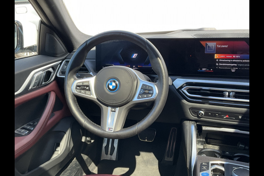 BMW i4 eDrive40 High Executive M-Sport 84 kWh Pano Leder Hud Adap.Cruise Compleet!
