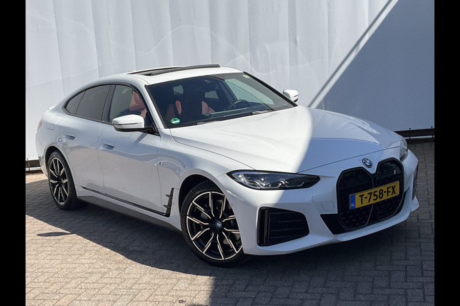BMW i4 eDrive40 High Executive M-Sport 84 kWh Pano Leder Hud Adap.Cruise Compleet!