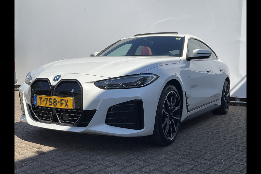 BMW i4 eDrive40 High Executive M-Sport 84 kWh Pano Leder Hud Adap.Cruise Compleet!