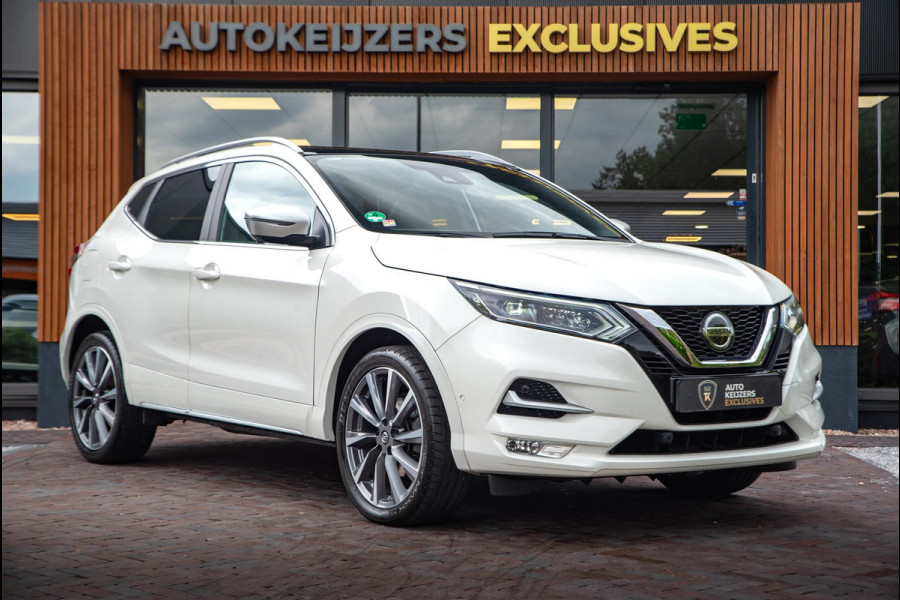 Nissan QASHQAI 1.3 DIG-T Tekna Automaat Panoramadak 360camera Bose Adapt. cruise Leer Navigatie DAB+