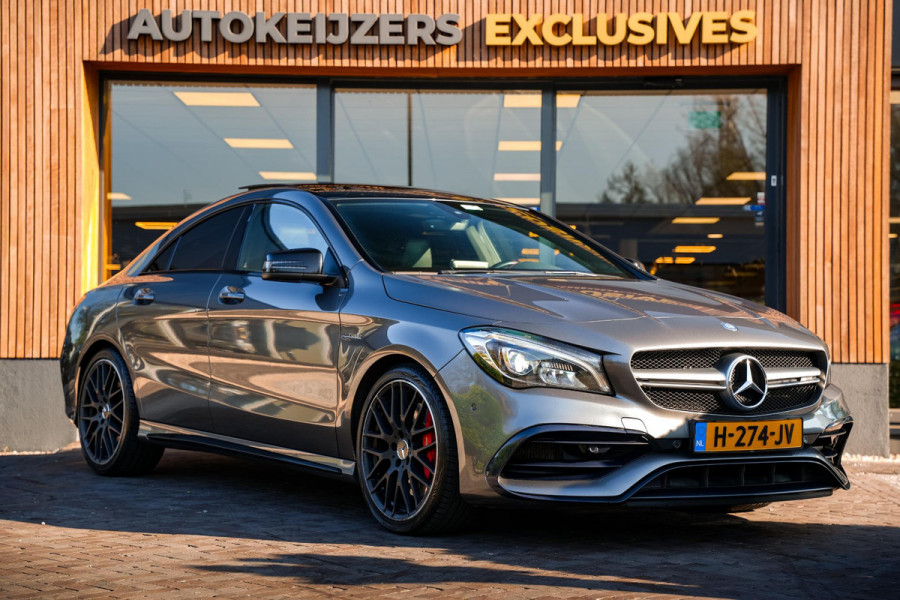 Mercedes-Benz CLA-Klasse AMG 45 4MATIC Ambition Pano Airco Navi 19"L.M. Parkeersensoren Stoelverw.