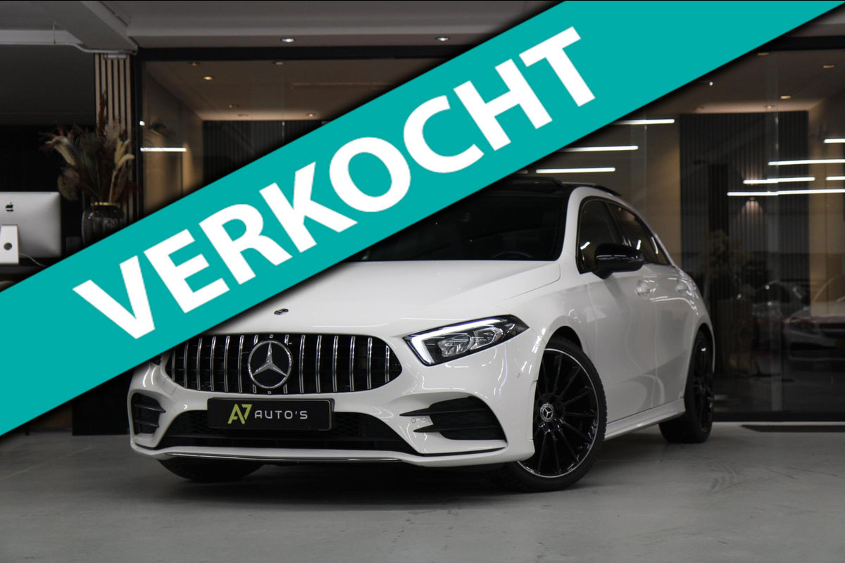 Mercedes-Benz A-Klasse 200 AMG/PANO/SFEERV/STOELVER/CAM/VOL Mercedes-Benz A-Klasse 200 AMG/PANO/SFEERV/STOELVER/CAM/VOL