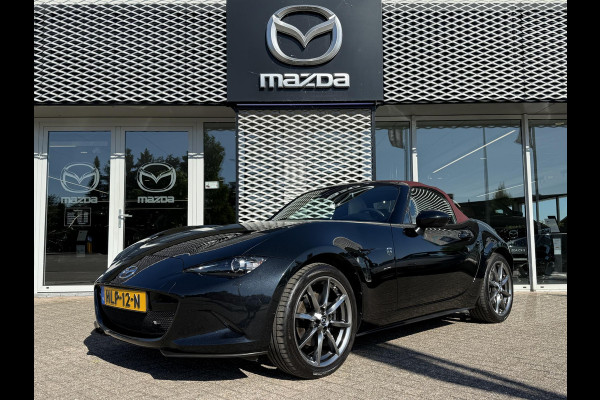 Mazda MX-5 2.0 SkyActiv-G 184 Sakura | WIT LEDER | RODE SOFTTOP | DEALERONDERHOUDEN |
