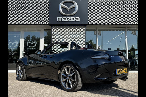Mazda MX-5 2.0 SkyActiv-G 184 Sakura | WIT LEDER | RODE SOFTTOP | DEALERONDERHOUDEN |