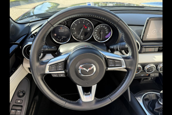 Mazda MX-5 2.0 SkyActiv-G 184 Sakura | WIT LEDER | RODE SOFTTOP | DEALERONDERHOUDEN |